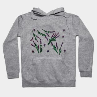 Lavender Flowers Hoodie